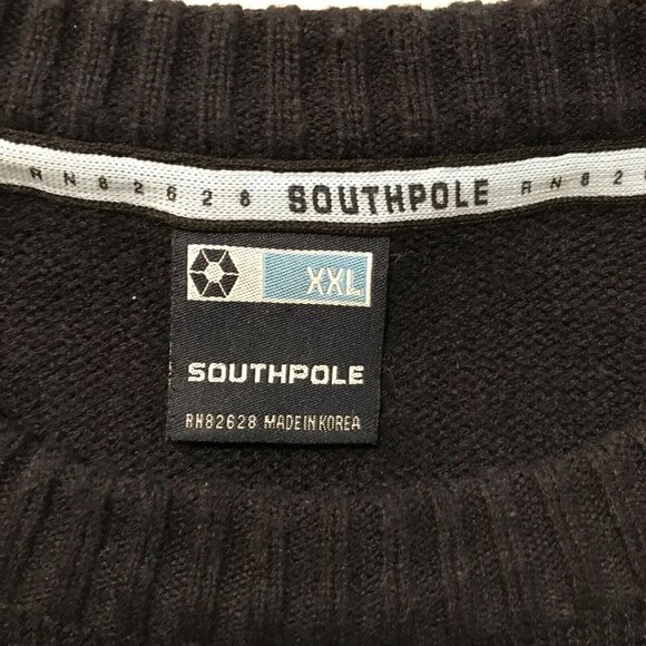 Men's Vintage Southpole Y2K Pullover Sweater-Size 2XL - Picture 5 of 8